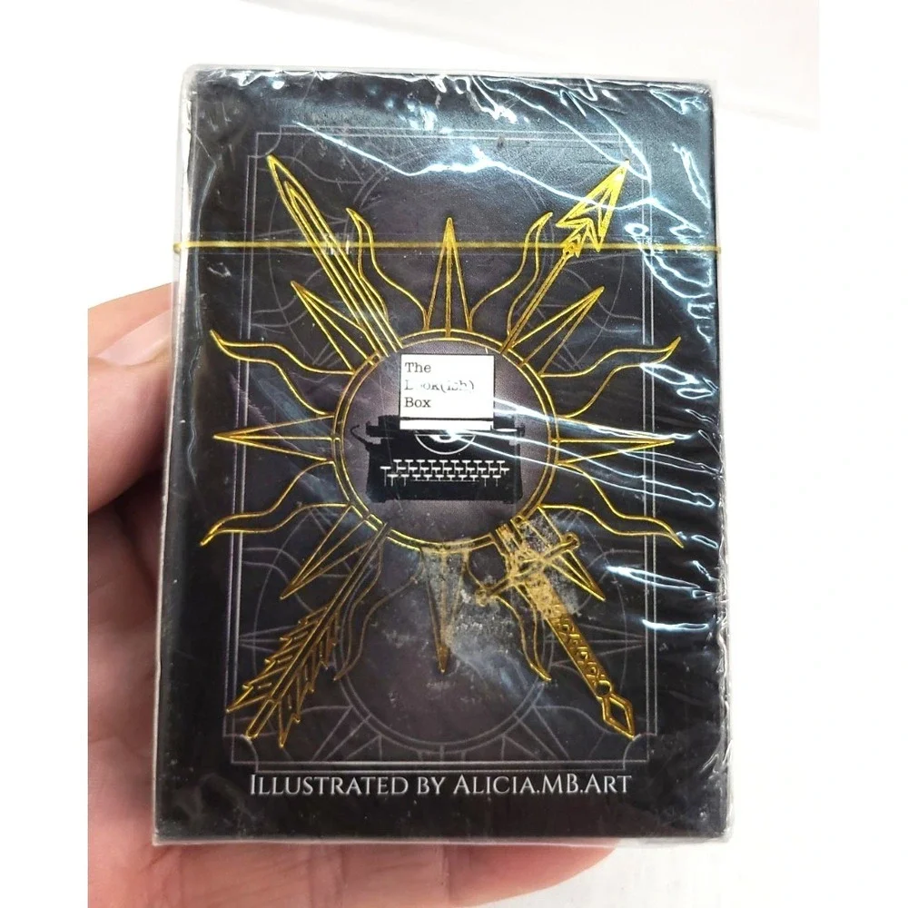 Bookish Box From Blood And Ash Playing Cards